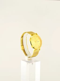 YaLaLuSi Fashionable Diamond-Set Roman Numeral Date Display Unisex Couple’s Quartz Wristwatch Reloj