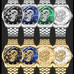CHENXI Mens Business Luxury Full Steel Golden Quartz Watch Top Brand Waterproof Date Luminous Scratch-Proof Fashion Wristwatch