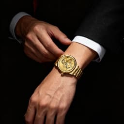 X-GEAR Top Luxury Fashion Ultra-Thin Men Watch Quartz Dragon Pattern Luminous Gold Color Stainless Steel Band Classics Men Watch