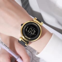 SKMEI 2633 Sports Digital Watches For Men Women 5Bar Waterproof Fashion Wristwatches EL Light Week Date Display Countdown Chrono