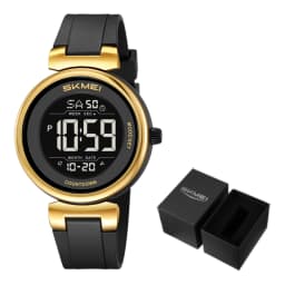 SKMEI 2633 Sports Digital Watches For Men Women 5Bar Waterproof Fashion Wristwatches EL Light Week Date Display Countdown Chrono