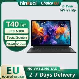 Ninkear T40 Tablet Mini Laptop 14 inch 2 in 1 Intel N100 16GB+512GB 1200P IPS Touch Screen Windows 11 Notebook Free Shipping