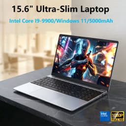15.6" Global Ultra Slim Laptop Intel Core I9-9900 32Gb Ram 2Tb Ssd 1080P Fhd Windows 11 High-Performance Portable Notebook Computer