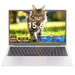 15.6" Fhd Ips Laptop with Amd Ryzen 3 3250C (up to 3.5Ghz), 16Gb Ram, 512Gb M.2 Nvme Ssd, Windows 11 Pro, Wi-Fi 6, Bluetooth 5.3, Dual Type-C & HDMI - Laptop for Work & Study