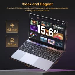 Jumper Laptop 15.6-inch FHD display, 16GB RAM 512GB SSD (Expandable by 512GB via TF card), 6500Y Processor(up to 3.4GHz), Lightweight Notebook for Business and Students, 2 Stereo Speakers/Type-C/USB 3.0/Numeric keypad