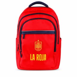 La Roja School Backpack Spanish National Football Team "La Roja", Official Licensed Product National team football backpack 43x30x18cm red and navy blue with compartments