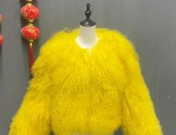 2025 Autumn Fashion Warm Short Real Mongolia Sheep Fur Jacket Women Plus Size Curly Lamb Fur Jacket Female