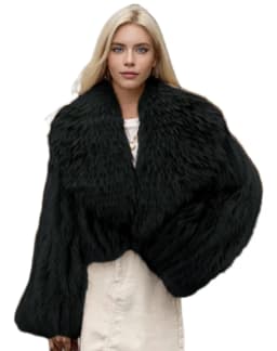 Women's Winter Korean Fashion Short Slim Fit Real Raccoon Fur Jacket Large Lapel Sexy Office Lady Style 2025