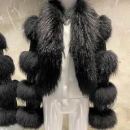 QUEENTINA Real Fur Coat New Outwears Alligator Women's Fashion Luxury Jacket Alligator Clothing Natural Fox Fur 2024