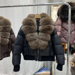OFTBUY Winter Hooded Coat Women Duck Down Parkas Fox Fur Collar Thick Fashion Jacket with Fur for Women Luxury Short Outerwear