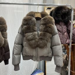 OFTBUY Winter Hooded Coat Women Duck Down Parkas Fox Fur Collar Thick Fashion Jacket with Fur for Women Luxury Short Outerwear