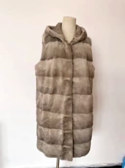 HDHOHR 2026 High Quality Real Mink Fur Vast Full Pelt Fur Coats Fashion Natural Mink Fur Jackets Winter Female Fur Warm Vast