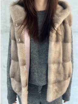 HDHOHR 2026 High Quality Real Mink Fur Vast Full Pelt Fur Coats Fashion Natural Mink Fur Jackets Winter Female Fur Warm Vast