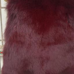 BEIZIRU Women's Real Fox Fur Halter Vest Sleeveless Deep V-Neck Solid Top Outerwear Fluffy Luxury Fashion