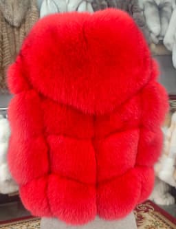 Women's Hooded Fox Fur Vest Coat Short 2025 Fur Outerwear Fashionable And Elegant