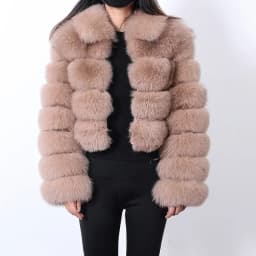 2026 Maomaokong White Real Fur Jacket Women Winter Short Natural Fox Fur Lady Zipper Fur Coat Female Warm Jacket with Collar