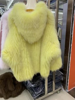 FURTJY New Style Jackets Autumn Winter Luxury Knitted Fur Coat Women Double Long Sleeve Woven Liner Fashion Real Fox Fur Coat