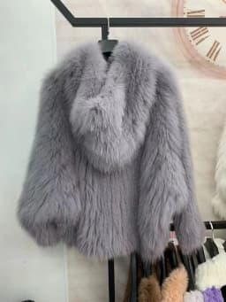 FURTJY New Style Jackets Autumn Winter Luxury Knitted Fur Coat Women Double Long Sleeve Woven Liner Fashion Real Fox Fur Coat