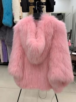FURTJY New Style Jackets Autumn Winter Luxury Knitted Fur Coat Women Double Long Sleeve Woven Liner Fashion Real Fox Fur Coat