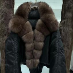 OFTBUY Big Fox Fur Collar Hooded Clothing Women Duck Down Coat Winter Warm Thick Jacket with Fur for Women Short Slim Outerwear