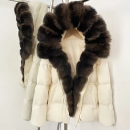 OFTBUY Raccoon Fur Hooded Down Clothes Women Duck Down Clothing Big Warm Thick Jacket with Fur for Women Winter Puffer Outerwear