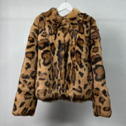 Women's Genuine Rabbit Fur Coat Stand Collar Luxury Winter Fur Outerwear