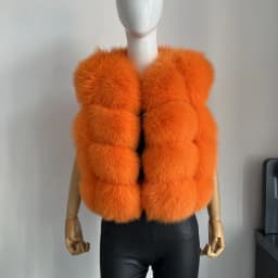 BEIZIRU Women's Sleeveless Real Fur Vest Winter Fashion Luxury Natural Vest