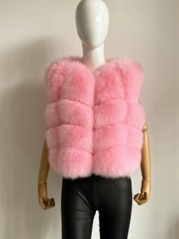 BEIZIRU Women's Sleeveless Real Fur Vest Winter Fashion Luxury Natural Vest