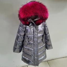 Maomaokong 2026 Winter Luxury Real Fox Raccoon Fur Collar Down Jacket Women Hooded Warm Puffer Coat Waterproof Outerwear Parkas