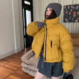 2026 Autumn Winter Women's Short Down Jacket Korean Stand Collar Puffer Jackets Women Warm Fashion Multicolor Thick Outerwear