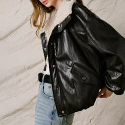 TOYOUTH Women Down Jacket 2026 Winter New Sherpa Spliced Vintage Distressed Moto Outerwear