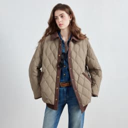 TOYOUTH Women Shirt Style Down Jacket 2026 Winter New Retro Corduroy Contrast Collar Light Warm Outerwear