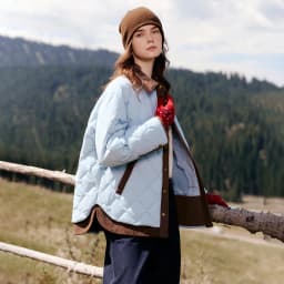 TOYOUTH Women Shirt Style Down Jacket 2026 Winter New Retro Corduroy Contrast Collar Light Warm Outerwear