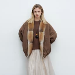 AYUNSUE 90g White Goose Down Coat Woman Clothing Qinggen Mink Fur Collar Winter Jacket Women Fashion Warm Parka Jaqueta Feminina