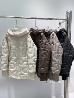 Lagabogy Autumn 2025 Winter Down Jacket Women Casual Loose Oversize White Duck Coat Warm Outerwear Hood Style Coat Office Lady