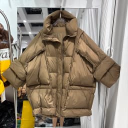 Lagabogy 2026 Loose Long Puffer Jacket Winter Women Hooded White Duck Down Coat Thick Female Parka Snow Fluffy Warm Outwear New