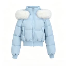 Korean Sweet Solid Faux Fur Hooded Coat Women Y2k Vintage Slim Cotton Coat Autumn Winter Casual Warm Long Sleeve Outerwear New