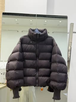 Lagabogy New Winter Women Loose White Duck Down Jacket Female Thicken Knitted Sleeve Puffer Coat Outerwear Ladies Casual Outwear