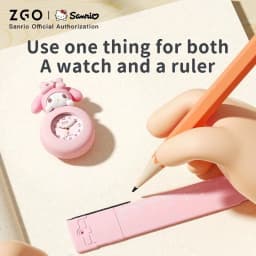 ZGO Sanrio Cinnamoroll Kids Watch, Unisex, Silicone Strap, Cute Waterproof Glow-in-the-Dark Watch for Children 307