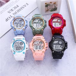 UTHAI CE133 Children's Electronic Watch Sports Watch for Boy Girl Waterproof Alarm Clock Multifunctional Clock