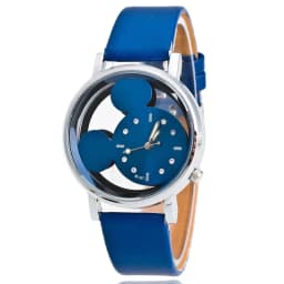 Mickey Mouse Minni Steel Quartz Watch Cartoon Children Watches Crystal Diamond Ladies Student Women Anime Clock Girls Golden