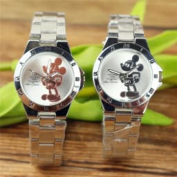 Mickey Mouse Minni Steel Quartz Watch Cartoon Children Watches Crystal Diamond Ladies Student Women Anime Clock Girls Golden