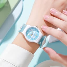 Fashio 3D Hello Kitty Watches For Girls Cartoon Pattern Kuromi Waterproof Quartz Children Watch Wrist Clock Kids Gift Reloj Nina