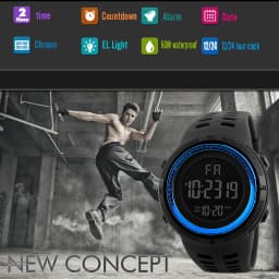Electronic Watch For Mans Sport Watch Multifunction Fashion Sports Luminous Led Digital Watch Boy Student Teen