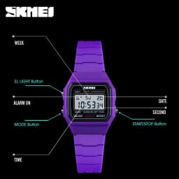 SKMEI 1460 Alarm Clock Luminous Digital Watches Relogio Children Watch Kids Watches Sports Style Waterproof Wristwatch
