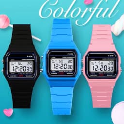 Luxury Men Women Analog Digital Military Armys Sport LED Waterproof Wrist Watch Silicone Children Sports Watches
