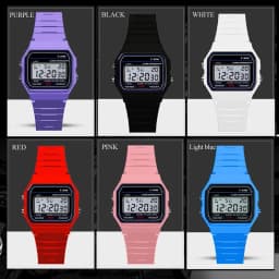 Luxury Men Women Analog Digital Military Armys Sport LED Waterproof Wrist Watch Silicone Children Sports Watches