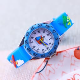 New Style Fashion Children Boys Girls Cartoon Helicopter Plane High Quality Watches Students Kids Cool Water Resistant Watches