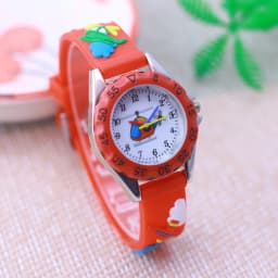 New Style Fashion Children Boys Girls Cartoon Helicopter Plane High Quality Watches Students Kids Cool Water Resistant Watches
