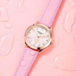 UTHAI CQ28 Casual and Fashionable Women's Watch with Luminous Faux Leather Strap, Quartz Watch, Elegant Cat Clock
